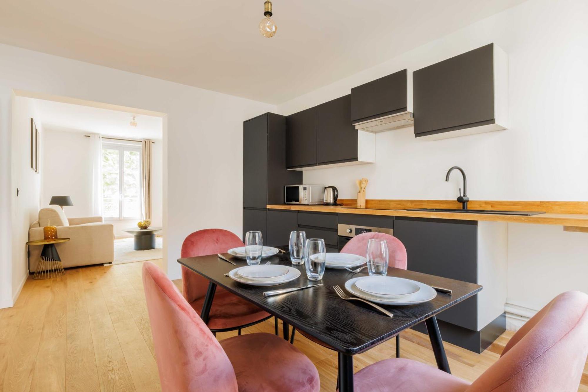 Chic Appartement - 1Br-4P - Chateau De Vincennes Buitenkant foto